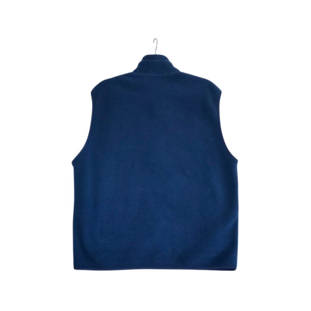 PATAGONIA Synchilla Fleece Vest Men L Blue Unisex Outdoor Timeless Travel Comfy - Picture 3 of 11